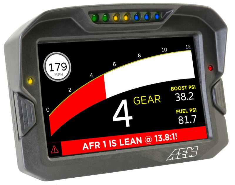 AEM CD-7 Logging GPS Enabled Race Dash Carbon Fiber Digital Display w/o VDM (CAN Input Only) - Black Ops Auto Works
