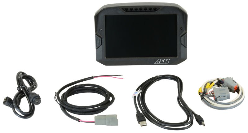 AEM CD-7 Logging Race Dash Carbon Fiber Digital Display (CAN Input Only) - Black Ops Auto Works