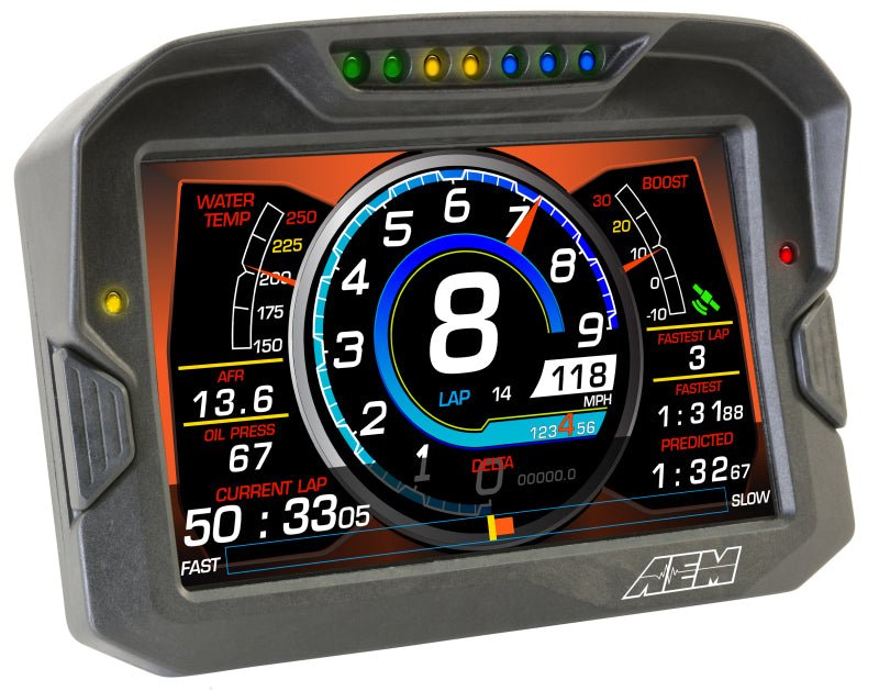 AEM CD-7 Non Logging Race Dash Carbon Fiber Digital Display (CAN Input Only) - Black Ops Auto Works