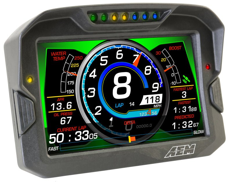 AEM CD-7 Non Logging Race Dash Carbon Fiber Digital Display (CAN Input Only) - Black Ops Auto Works