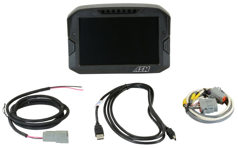 AEM CD-7 Non Logging Race Dash Carbon Fiber Digital Display (CAN Input Only) - Black Ops Auto Works