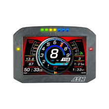 Load image into Gallery viewer, AEM AEM CD-7LG Carbon Logging Flush Digital Dash Display w/ Internal 20Hz GPS &amp; Antenna