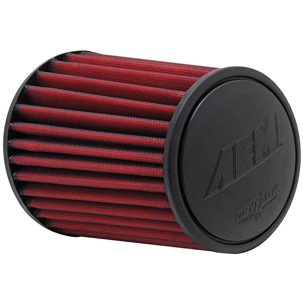 AEM DryFlow Air Filter AIR FILTER KIT 3.25in X 7in DRYFLOW - AEM Induction 21-2113DK