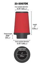 Load image into Gallery viewer, AEM DryFlow Air Filter Kit 4in x 7in DRYFLOW - Black Ops Auto Works