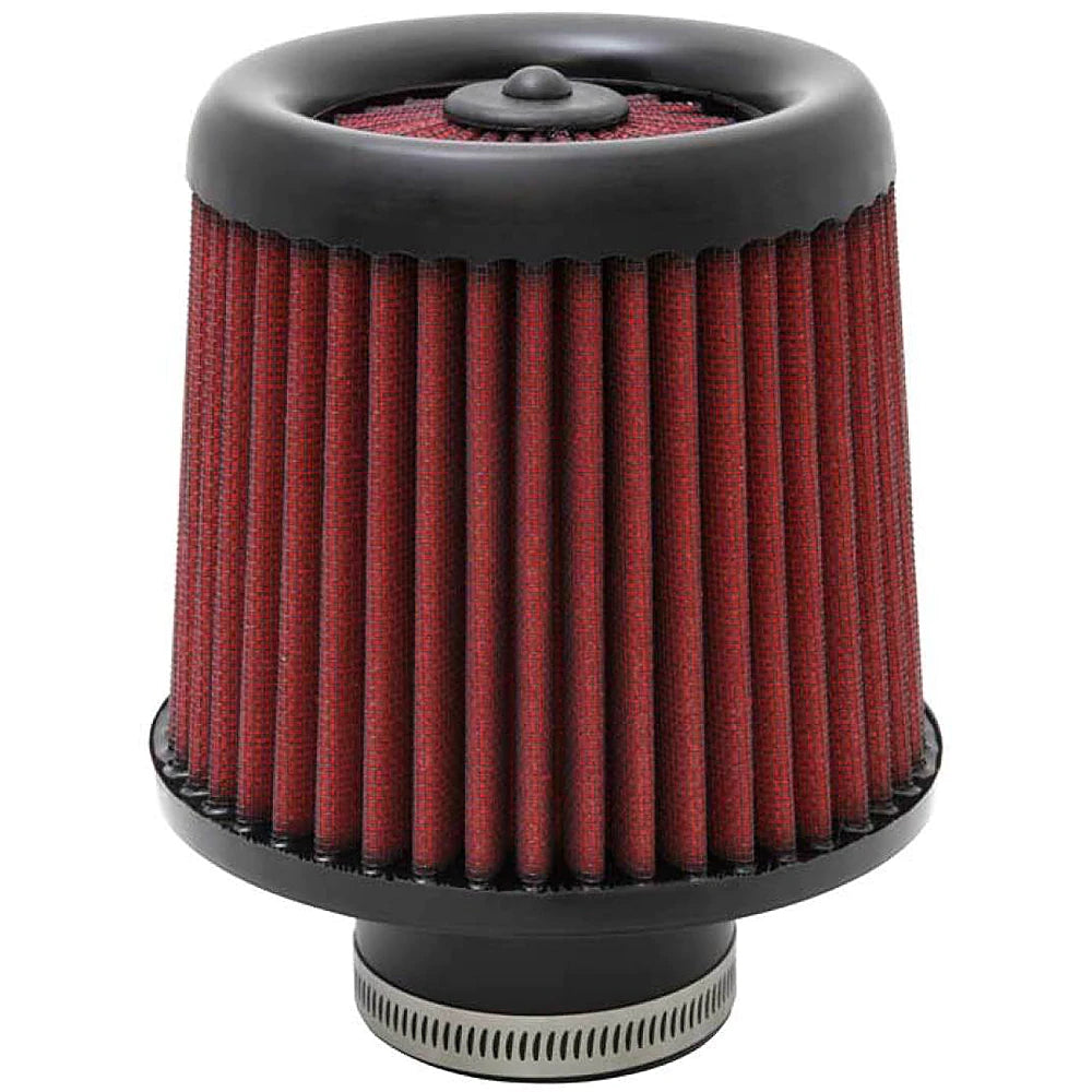 AEM Dryflow Air Filter - Round Tapered 6in Base OD x 5in Top OD x 5.5in H x 2.5in Flange ID - AEM Induction 21-201D-XK