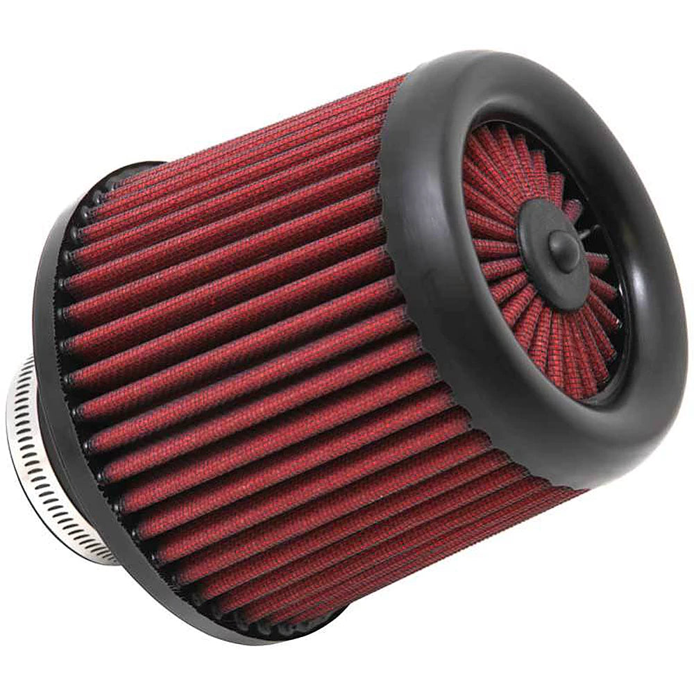 AEM Dryflow Air Filter - Round Tapered 6in Base OD x 5in Top OD x 5.5in H x 2.5in Flange ID - AEM Induction 21-201D-XK