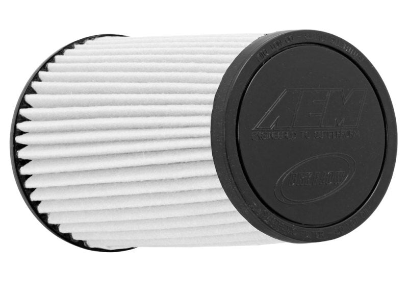 AEM Dryflow Conical Air Filter 2.75in Flange ID / 6in Base OD / 5.125in Top OD / 9.125in Height - Black Ops Auto Works