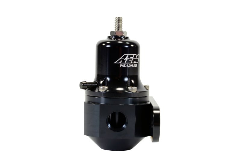 AEM High Capacity Universal Black Adjustable Fuel Pressure Regulator - Black Ops Auto Works