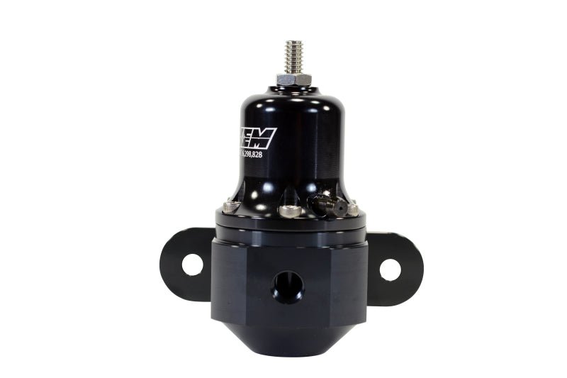 AEM High Capacity Universal Black Adjustable Fuel Pressure Regulator - Black Ops Auto Works