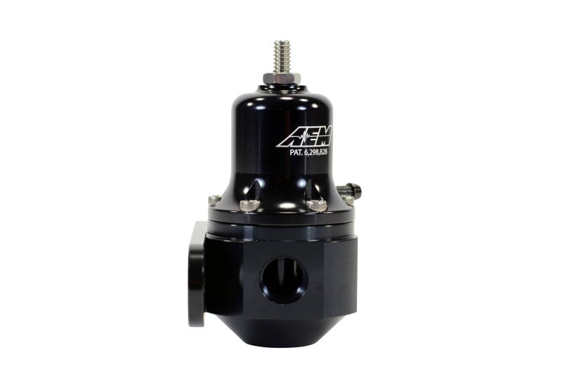 AEM High Capacity Universal Black Adjustable Fuel Pressure Regulator - Black Ops Auto Works