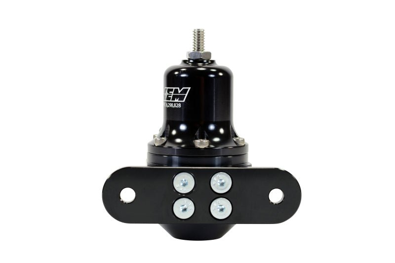 AEM High Capacity Universal Black Adjustable Fuel Pressure Regulator - Black Ops Auto Works