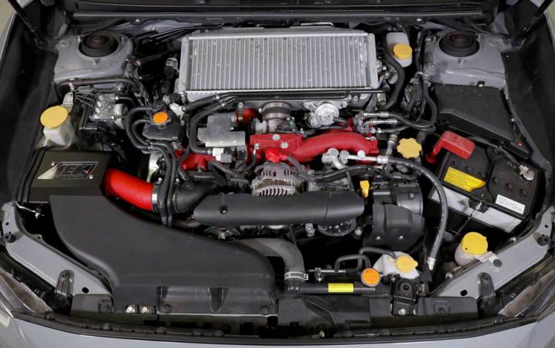 AEM Induction 2019 Subaru WRX STI 2.5L Cold Air Intake - Wrinkle Red - AEM Induction 21-863WR