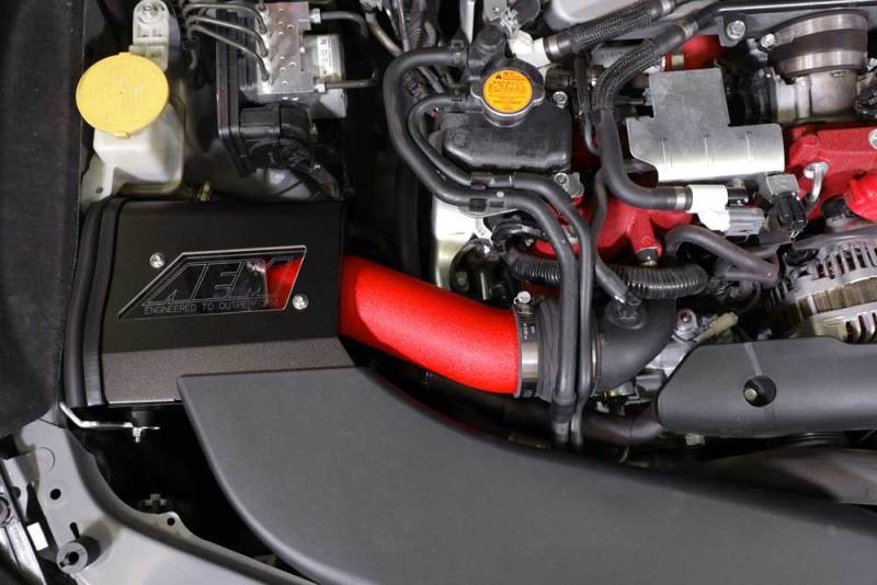 AEM Induction 2019 Subaru WRX STI 2.5L Cold Air Intake - Wrinkle Red - AEM Induction 21-863WR