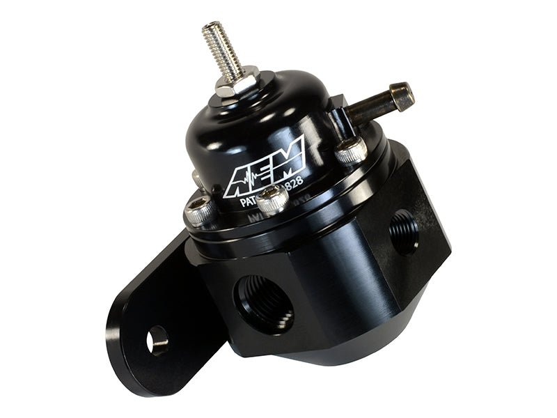 AEM Universal Black Adjustable Fuel Pressure Regulator - Black Ops Auto Works