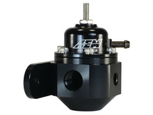 Load image into Gallery viewer, AEM Universal Black Adjustable Fuel Pressure Regulator - Black Ops Auto Works
