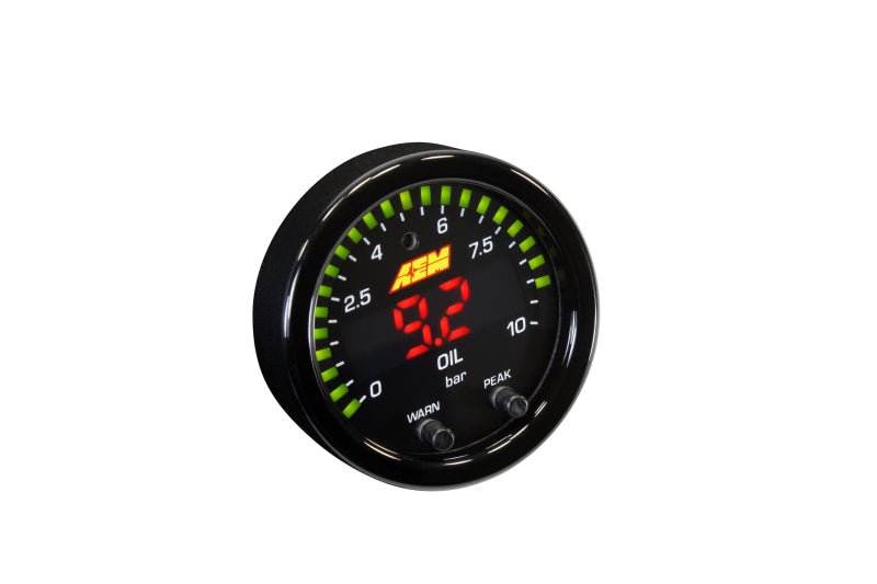 AEM X-Series 0-150 Oil Pressure Gauge Kit - Black Ops Auto Works