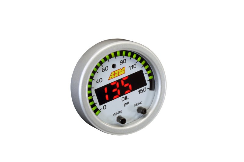 AEM X-Series 0-150 Oil Pressure Gauge Kit - Black Ops Auto Works