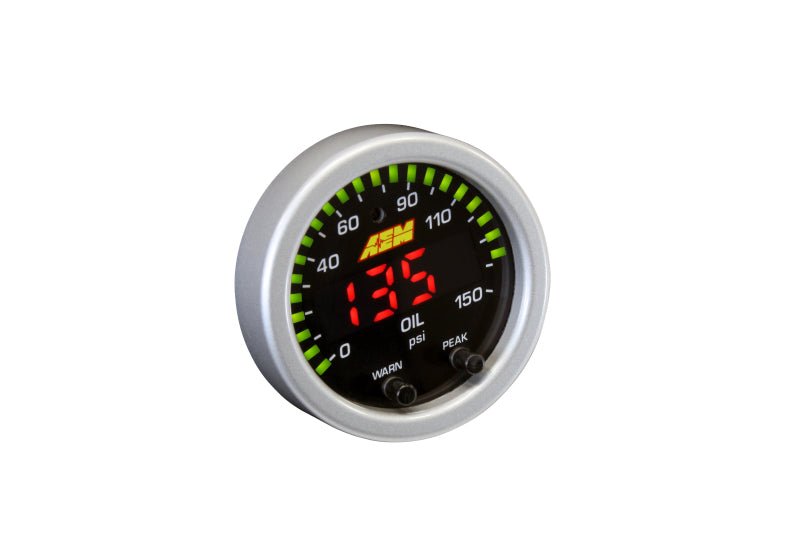 AEM X-Series 0-150 Oil Pressure Gauge Kit - Black Ops Auto Works