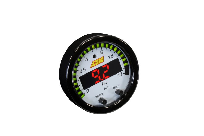 AEM X-Series 0-150 Oil Pressure Gauge Kit - Black Ops Auto Works