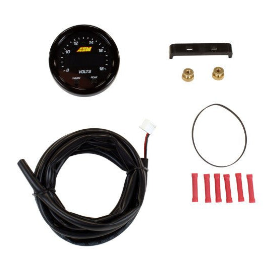 AEM X-Series 8-18V Volt Gauge - Black Ops Auto Works
