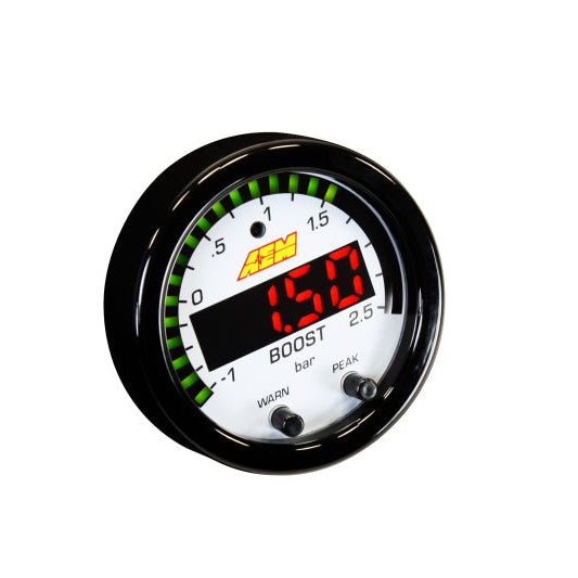 AEM 30-0306 X-Series Boost Gauge -30inHg to 35psi 52mm