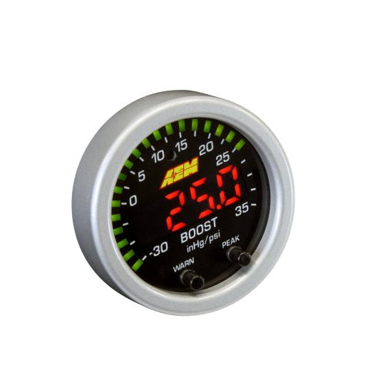 AEM 30-0306 X-Series Boost Gauge -30inHg to 35psi 52mm