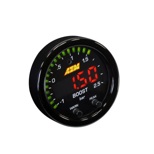 AEM 30-0306 X-Series Boost Gauge -30inHg to 35psi 52mm