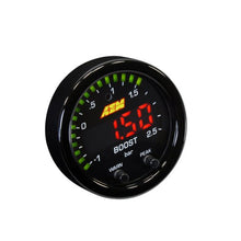 Load image into Gallery viewer, AEM 30-0306 X-Series Boost Gauge -30inHg to 35psi 52mm