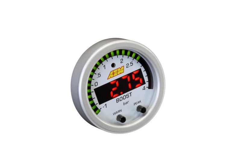 AEM X-Series Boost Pressure -30inHg 60psi Gauge Kit - Black Ops Auto Works
