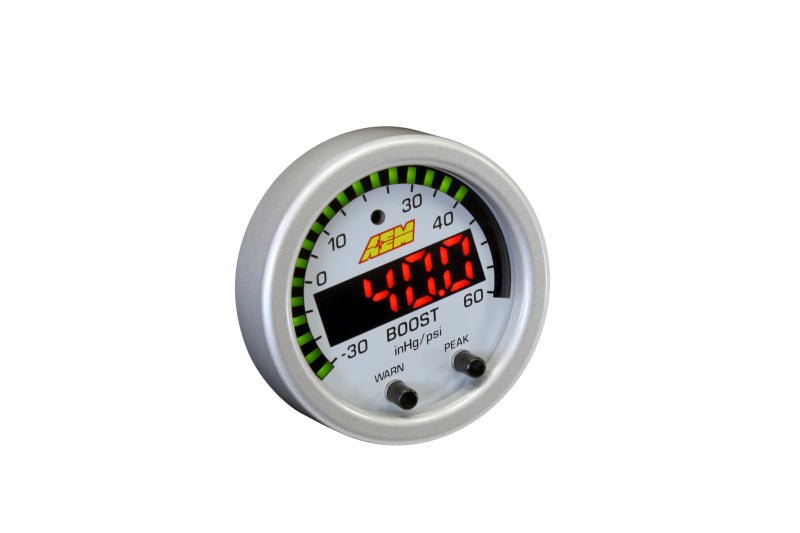 AEM X-Series Boost Pressure -30inHg 60psi Gauge Kit - Black Ops Auto Works