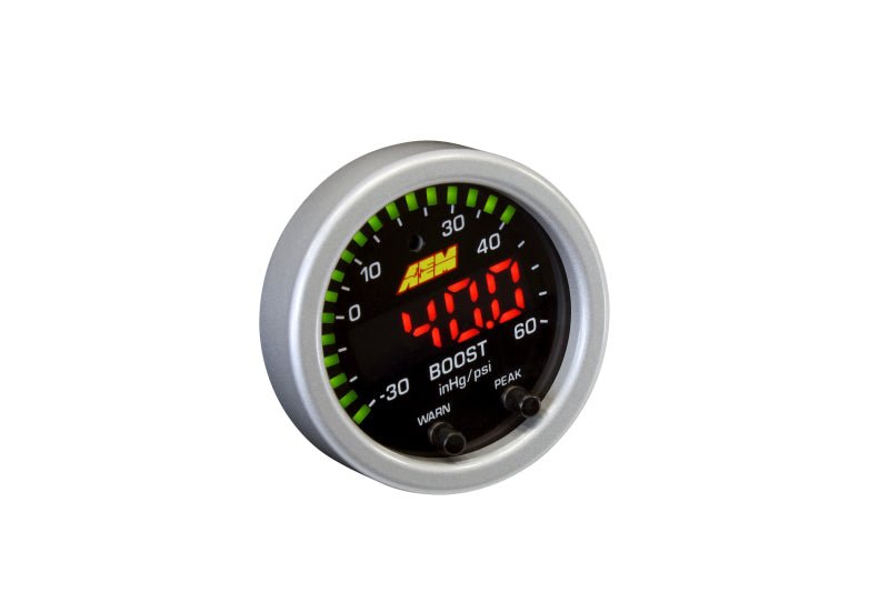 AEM X-Series Boost Pressure -30inHg 60psi Gauge Kit - Black Ops Auto Works