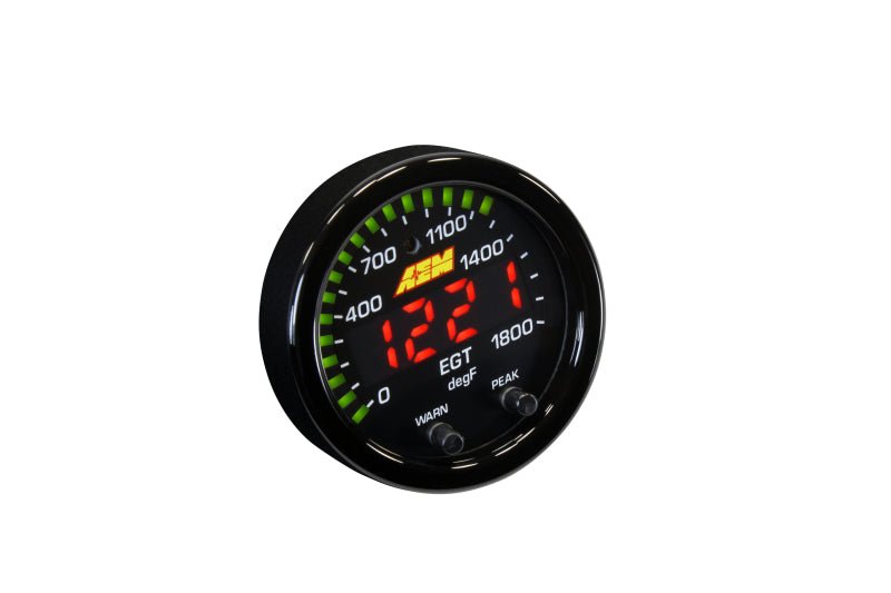 AEM X-Series EGT 0-1800F Gauge - Black Ops Auto Works