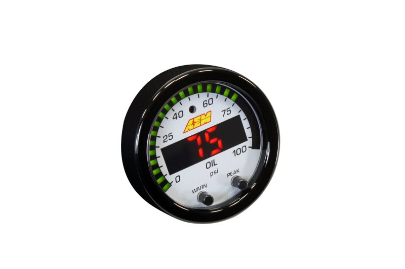 AEM X-Series Pressure 0-100psi Gauge Kit - Black Ops Auto Works
