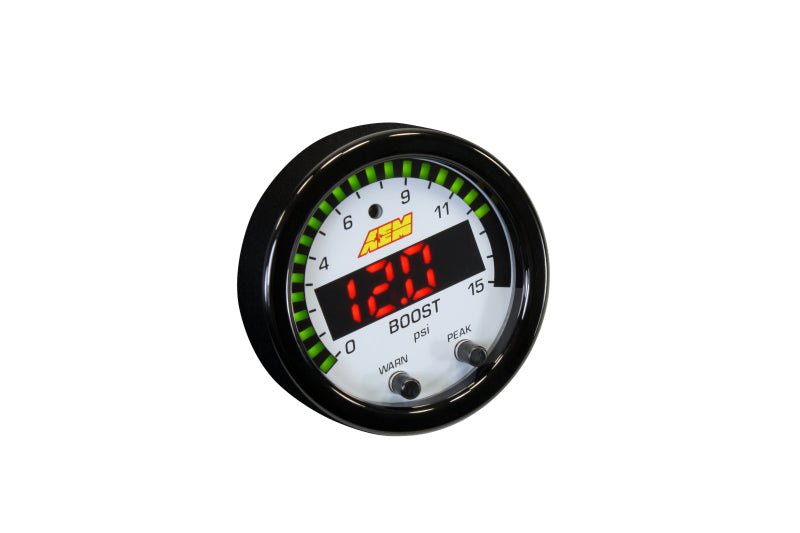 AEM X-Series Pressure 0-15psi Gauge Kit - Black Ops Auto Works