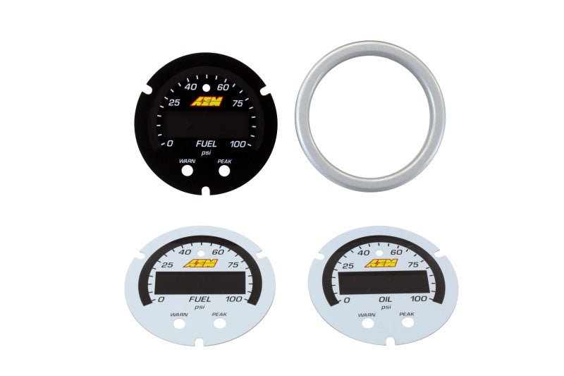 AEM X-Series Pressure Gauge Accessory Kit - Black Ops Auto Works