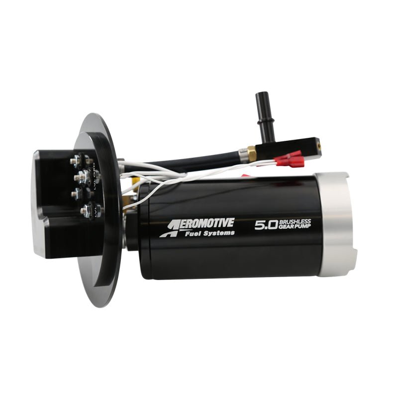 Aeromotive 11-17 Mustang S197/S550 Brushless 5.0 GPM Gear Pump 18-20 GT/Ecoboost - Black Ops Auto Works