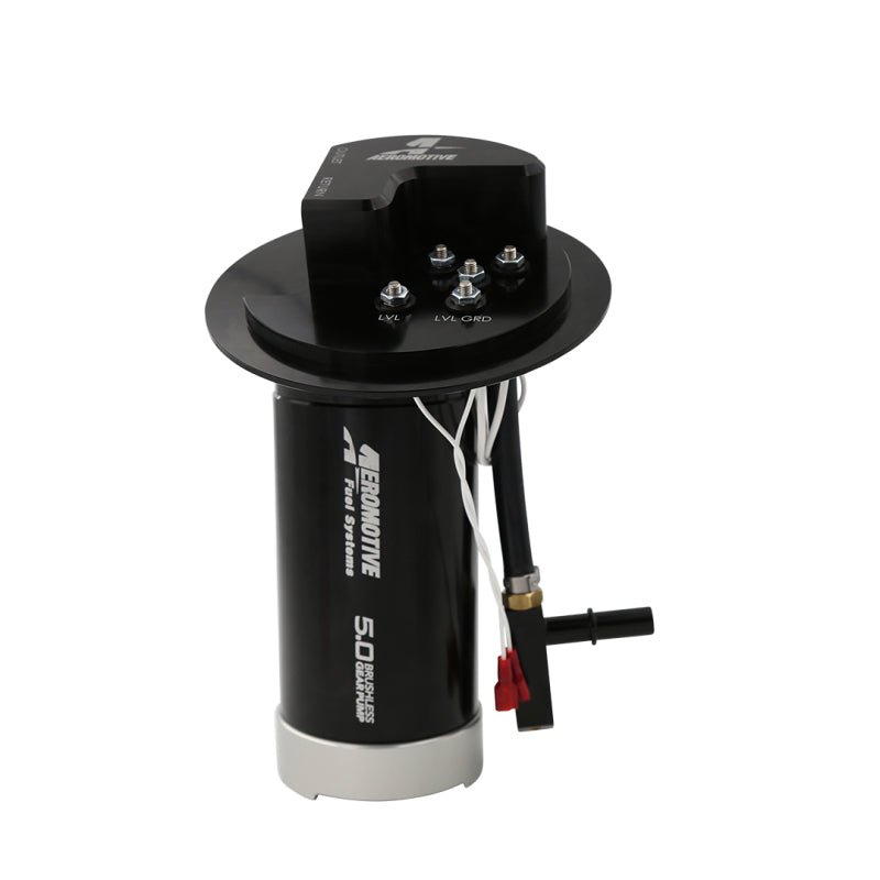 Aeromotive 11-17 Mustang S197/S550 Brushless 5.0 GPM Gear Pump 18-20 GT/Ecoboost - Black Ops Auto Works