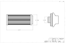 Load image into Gallery viewer, Aeromotive Aeromotive In-Line AN-12 Filter w/Shutoff Valve 100 Micron SS Element - Black Anodize Finish