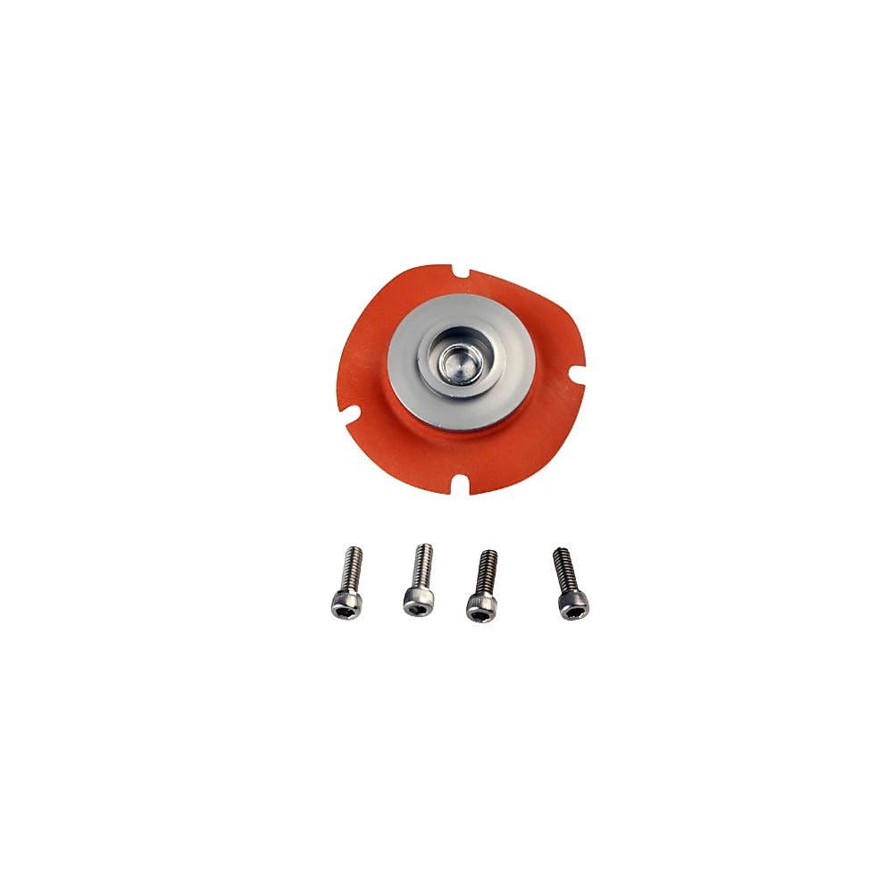 Red regulator diaphragm with four screws