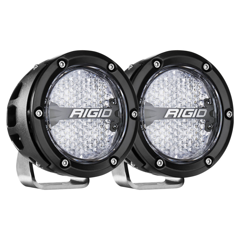 RIG36400-Rigid Industries 360-Series 4in LED Off-Road Diffused Beam - RGBW Backlight (Pair)-Light Bars & Cubes-Rigid Industries