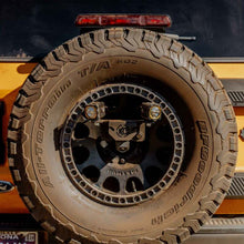Load image into Gallery viewer, KCL7477-KC HiLiTES 21-24 Ford Bronco Spare Tire Carrier Light Mount w/ M12x1.5 Lug Nuts-Light Mounts-KC HiLiTES