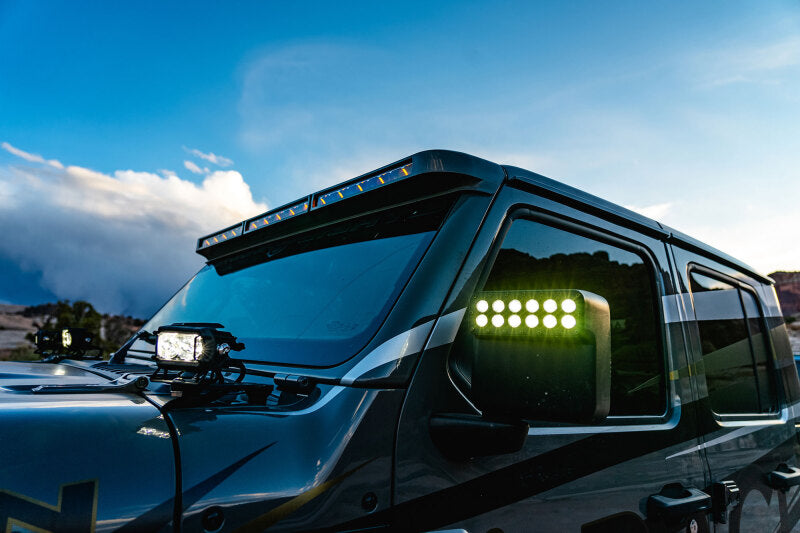 ORL5917-023-Oracle Jeep Wrangler JL/Gladiator JT Integrated Windhsiled LED Light Bar System-Light Mounts-ORACLE Lighting