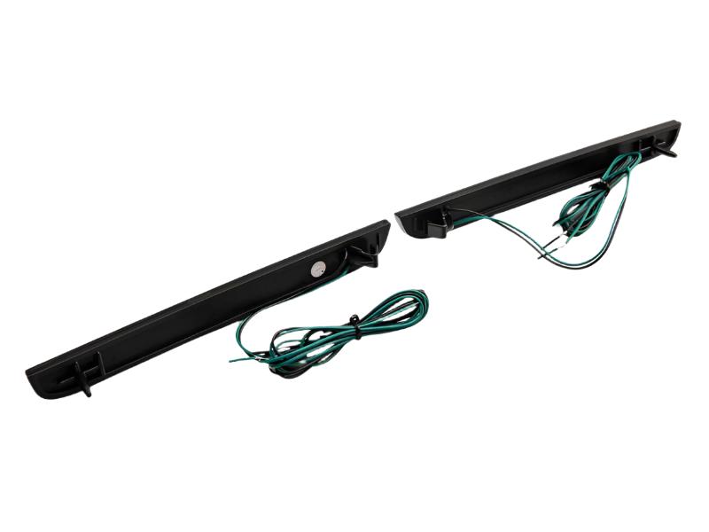 RAXCH6725-Raxiom 15-23 Dodge Challenger Axial Series LED Rear Bumper Reflector Lamps- Smoked-Light Bars & Cubes-Raxiom