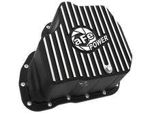 Load image into Gallery viewer, aFe 011-16 GM Diesel Trucks V8-6.6L LML Engine Oil Pan Black POWER Pro Series w/ Machined Fins aFe AFE46-71080B
