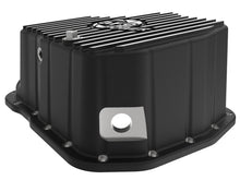 Load image into Gallery viewer, aFe 011-16 GM Diesel Trucks V8-6.6L LML Engine Oil Pan Black POWER Pro Series w/ Machined Fins aFe AFE46-71080B