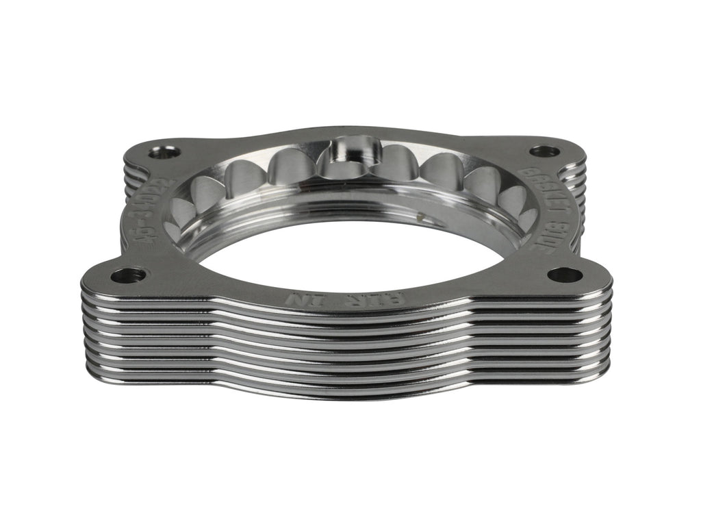 aFe 02-09 Chevrolet Trailblazer/ 02-09 GMC Envoy L6 4.2L Silver Bullet Throttle Body Spacer - Silver aFe AFE46-34022
