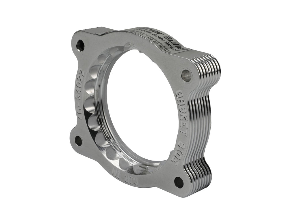 aFe 02-09 Chevrolet Trailblazer/ 02-09 GMC Envoy L6 4.2L Silver Bullet Throttle Body Spacer - Silver aFe AFE46-34022
