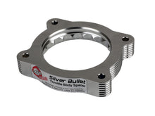 Load image into Gallery viewer, aFe 02-09 Chevrolet Trailblazer/ 02-09 GMC Envoy L6 4.2L Silver Bullet Throttle Body Spacer - Silver aFe AFE46-34022
