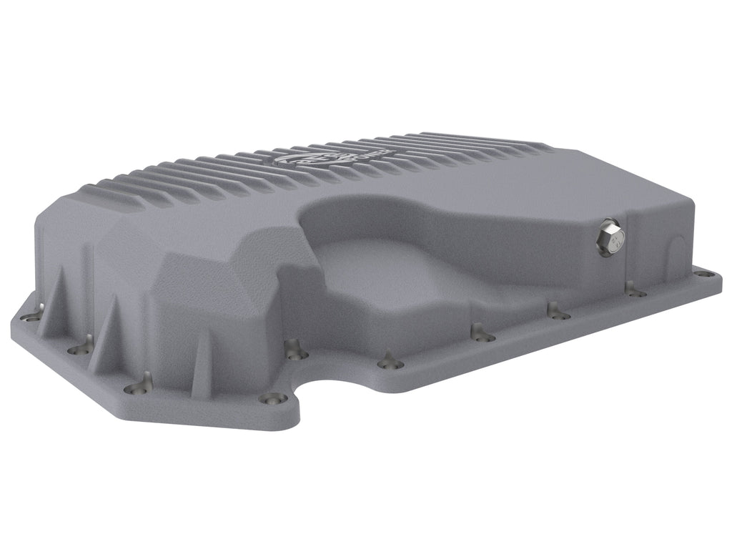 aFe 05-19 VW 1.8L/2.0L w/o Oil Sensor Engine Oil Pan Raw POWER Street Series w/ Machined Fins aFe AFE46-71240A