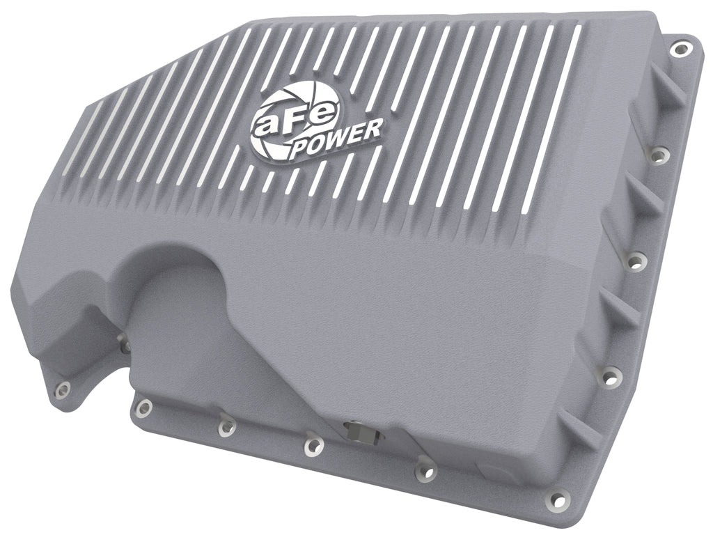 aFe 05-19 VW 1.8L/2.0L w/o Oil Sensor Engine Oil Pan Raw POWER Street Series w/ Machined Fins aFe AFE46-71240A